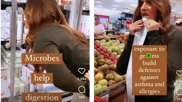 VIDEO| Gestul incredibil făcut de o femeie într-un supermarket. Internauții au fost îngroziți de ce au văzut