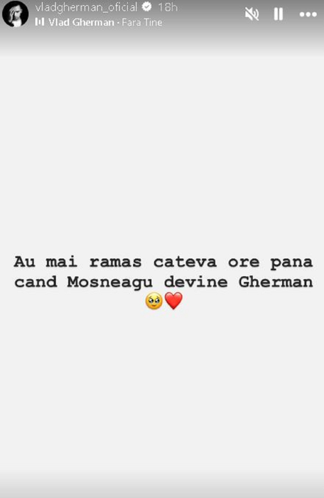 Vlad Gherman și Oana Moșneagu s-au căsătorit. Imagini de colecție de la eveniment