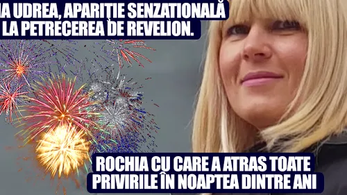 Elena Udrea, aparitie senzationala la petrecerea de Revelion. Rochia cu care a atras toate privirile in noaptea dintre ani