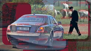 Ce daune a suferit Rolls-ul de 1/2 milion € al lui Gigi Becali după “pelerinajul” la stână