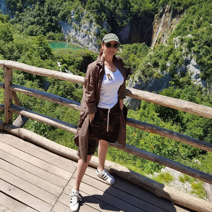 Andreea Marin s-a relaxat în Croația