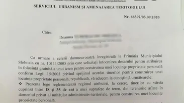 De-a râsu'-plânsu'! O femeie din Slobozia a primit după 15 ani răspuns la solicitarea făcută autorităților ca să își construiască o casă