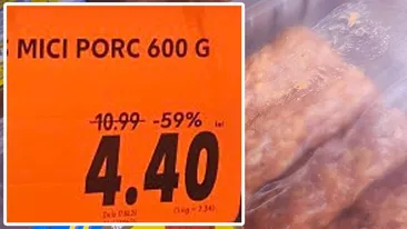 Supermarketul din România cu cei mai ieftini mici. O caserolă de 600g de mititei costă doar 4.40 lei