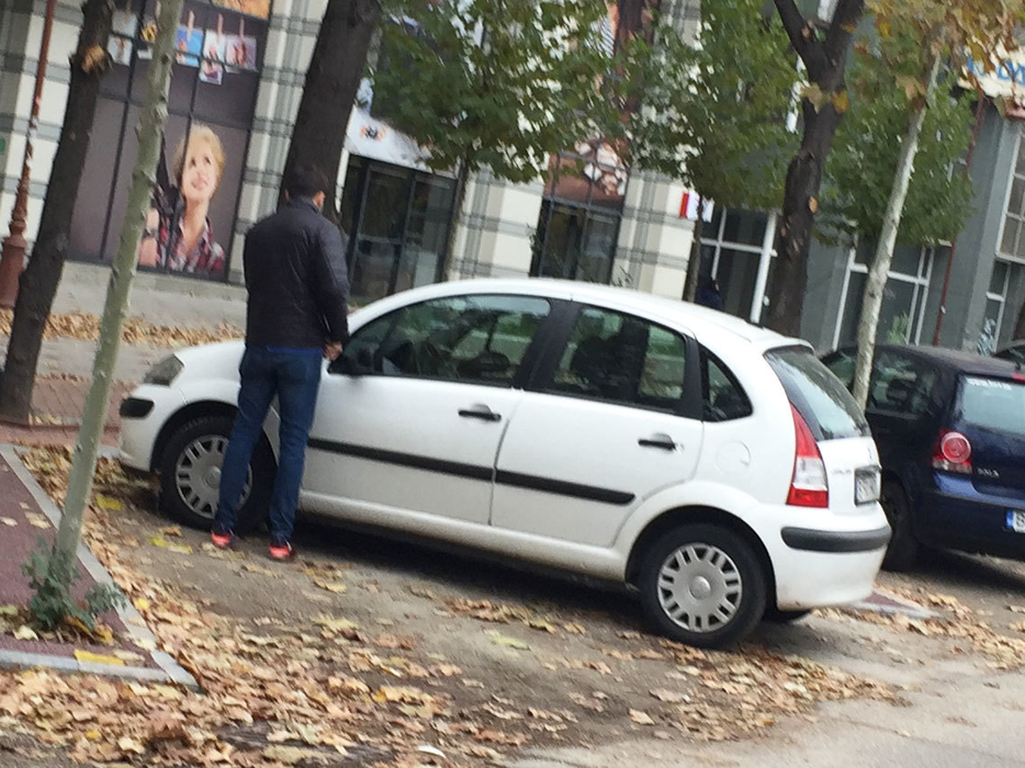 Tudy a fost cuprins de spirit civic în parcarea blocului său