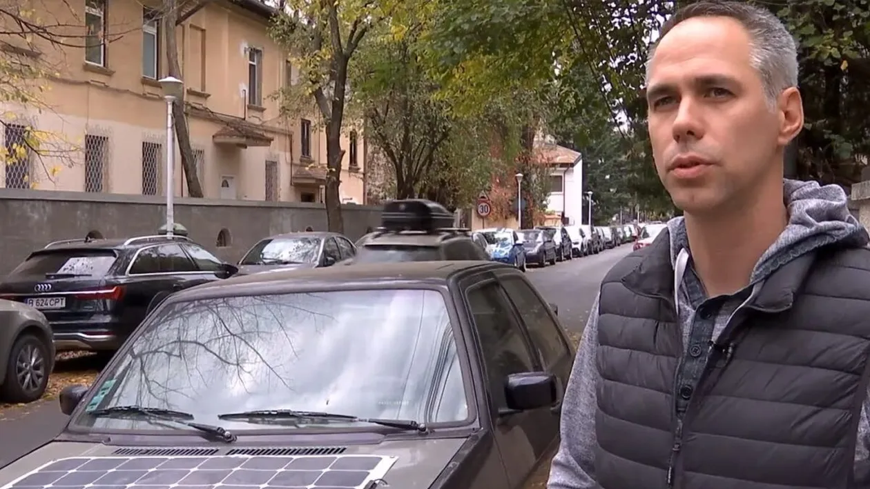 Emilian din București și-a transformat singur Golful vechi din 1992 în mașină electrică. Ce autonomie are