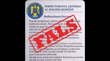 Mesajul de la Poliția Română care a creat isterie printre români: ”Există un grup de oameni care merg din ușă în ușă”