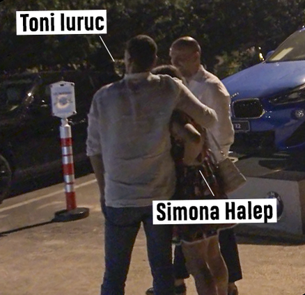 Simona Halep, îmbrățișări cu iubi într-o parcare din Mamaia
