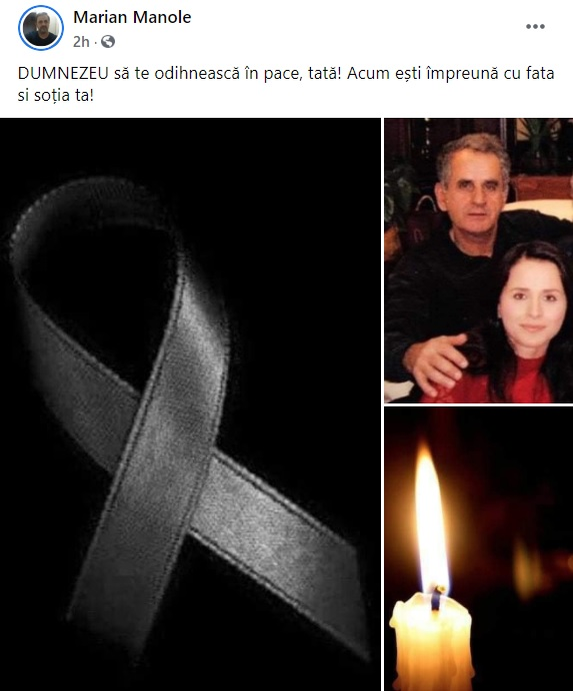 Fratele Mădălinei Manole a dat trista veste