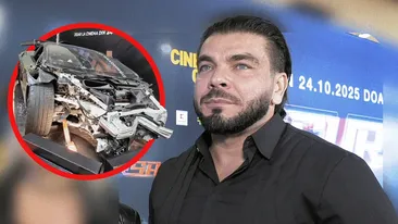 Joseph Adam, aproape de dezastru! Lamborghini-ul s-a făcut praf, dar a scăpat ca prin minune!