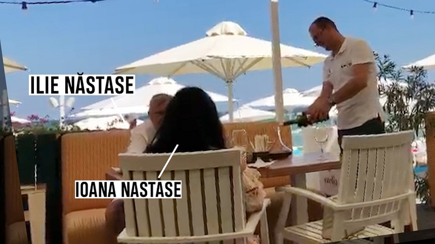Ilie și Ioana Năstase, șpriț romantic pe malul mării