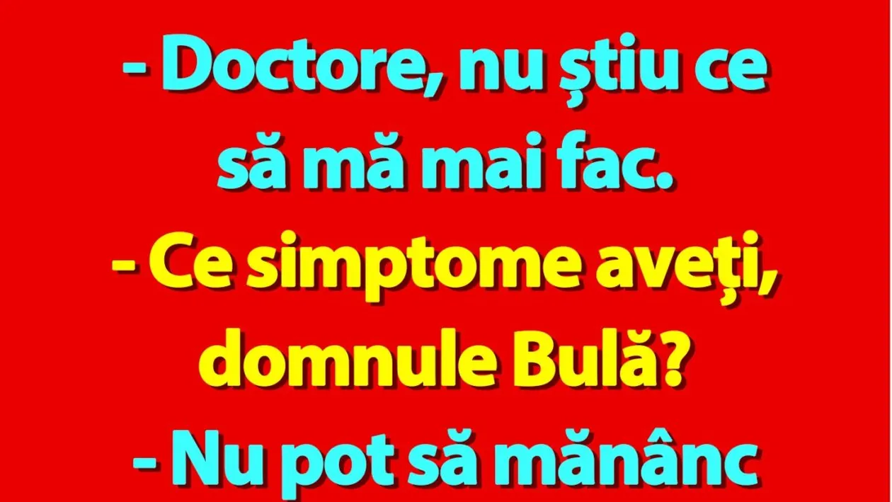 BANC | Diagnosticul lui Bulă