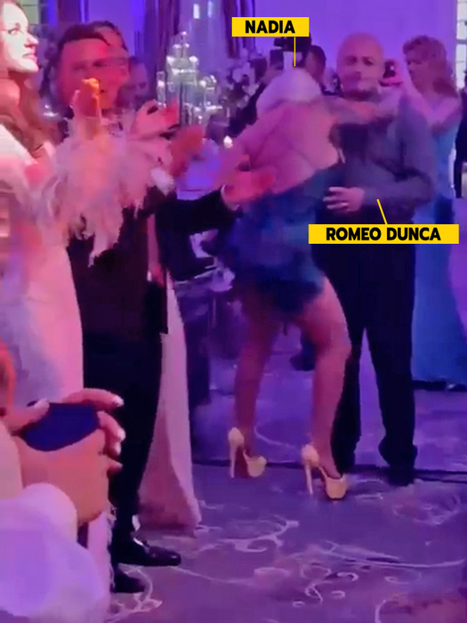 Nadia "a furat show-ul" la nunta lui Ionuț Stroe cu Andra Pleșa
