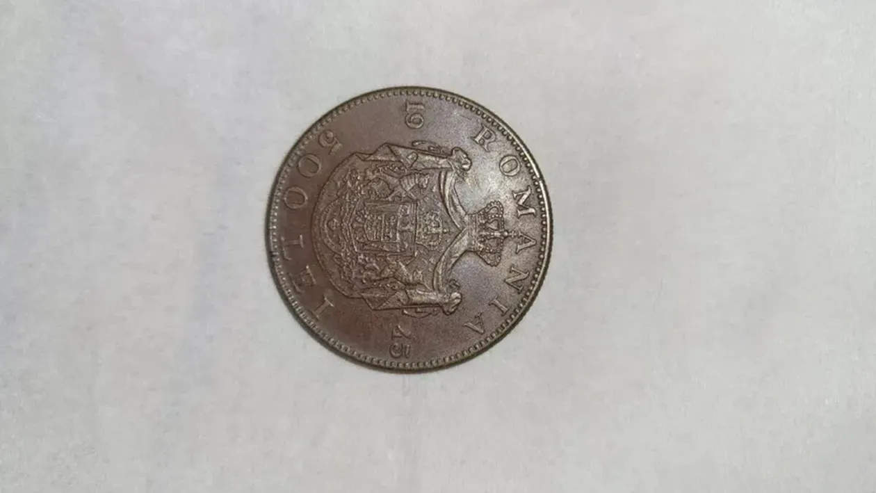 Dacă ai așa ceva acasă, te îmbogățești! Moneda veche de 500 de lei care se vinde acum, în 2022, cu 119.000 de euro