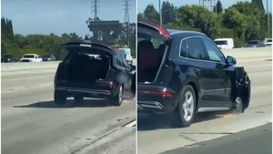 De-a râsu'-plânsu'! Ireal ce a putut să facă o femeie din SUA în trafic. Șoferii s-au crucit