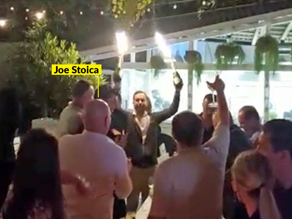 Joe Stoica, distracție cu prietenii înainte să fie reținut