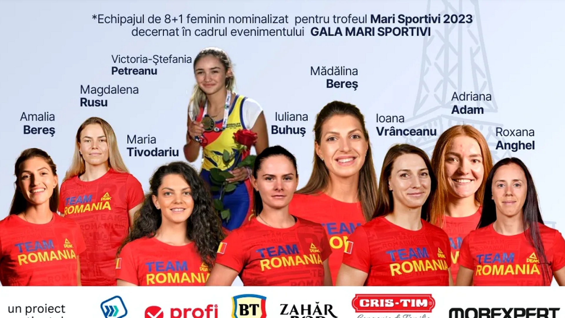 Gala Mari Sportivi ProSport 2023! Echipajul din proba de opt plus unu, cel în care ne punem speranța la JO de la Paris