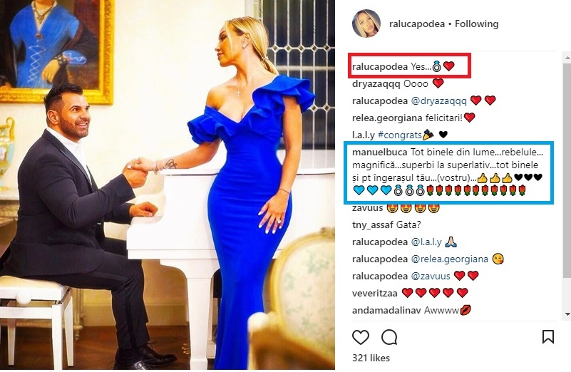 Raluca Podea s-a logodit! După nuntă, se înrudește oficial cu Pepe