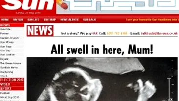 O gravida a primit un mesaj de la copilul pe care il poarta in pantec: Totul este OK!