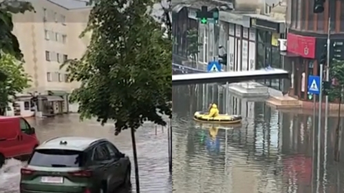 Ploile au făcut prăpăd! Oamenii s-au trezit cu valuri de apă în casă: ”Doamne, Maica Domnului”