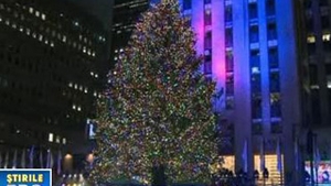 VIDEO Nebunie de culori la New York! Rockefeller Center s-a luminat pentru Craciun!