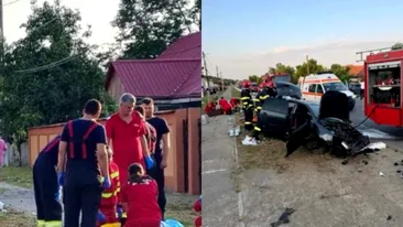 Tragedie în Vaslui! O familie se întorcea de la nuntă când mașina s-a izbit de un cap de pod: o femeie a murit și alte 3 persoane au ajuns în stare gravă la spital