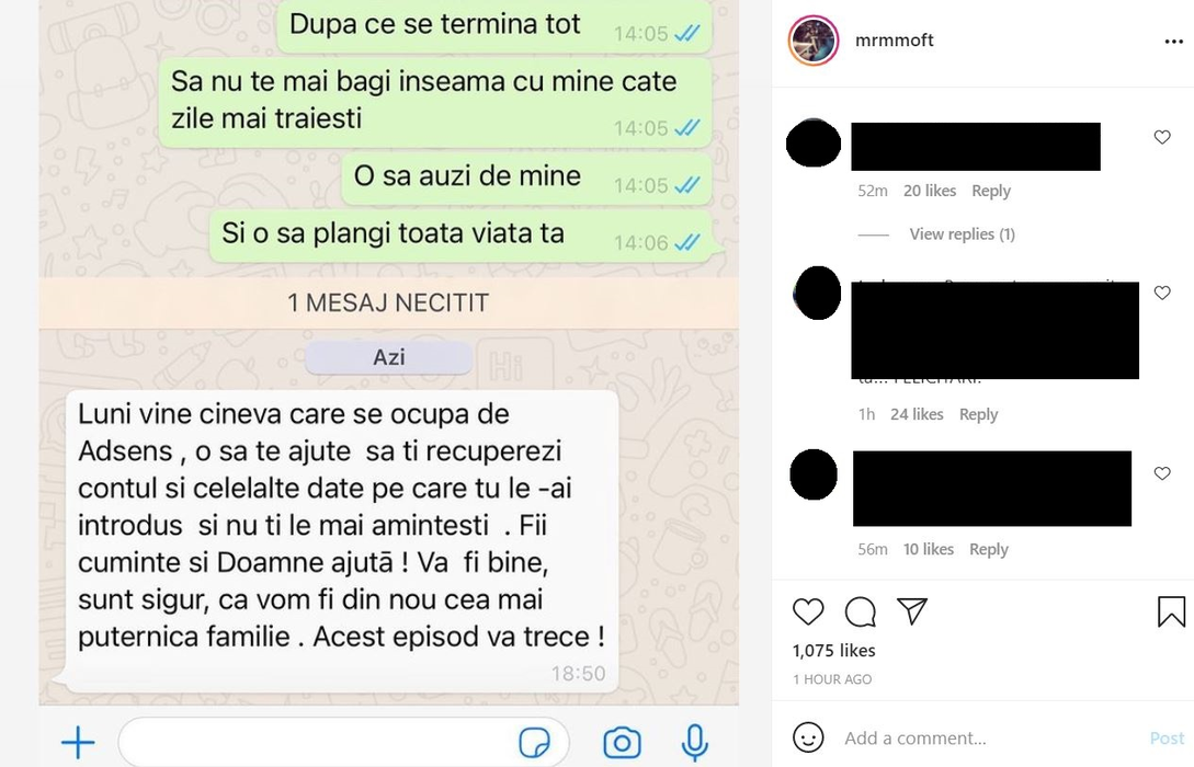 Fulgy, atac dur la adresa tatălui: ”O să plângi toată viața ta”. Reacția neașteptată a lui Ioniță de la Clejani