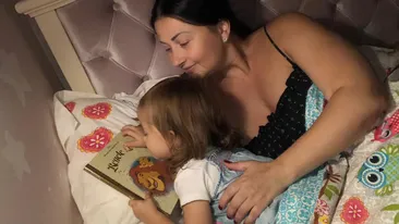 Cum a surprins-o Gabriela Cristea pe fetița ei, Victoria. A fotografiat-o imediat