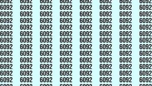 Test de logică | Găsiți singurul număr diferit de 6092!