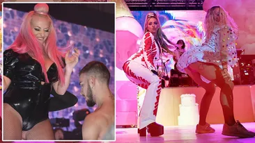 Delia, concert cu totul la vedere! Imagini +18 pentru cei din primul rând