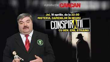 “Conspirații cu gen. Emil Străinu” începe joi, 10 aprilie, de la 22:00, LIVE pe YouTube Cancan