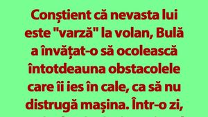 BANC | Bulă și nevasta șoferiță