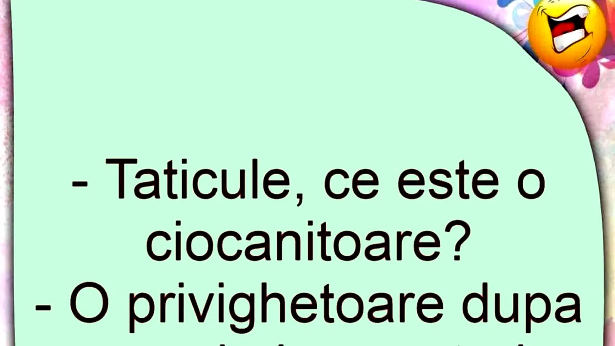 BANCUL ZILEI | Tăticule, ce este o ciocănitoare?