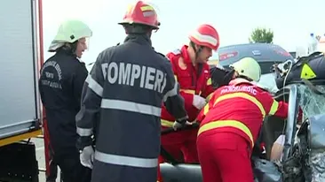 Tragedie la Mihailesti! mai multe persoane sun ranite, iar o femeie este incarcerata!