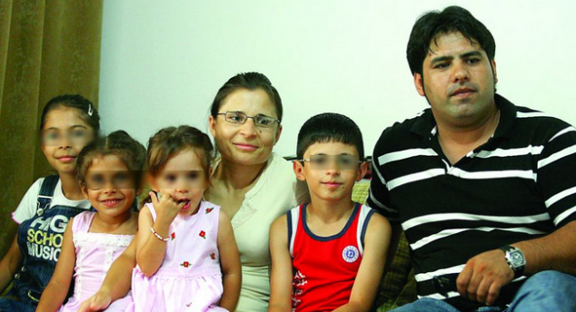 Costel Busuioc, alături de familia lui