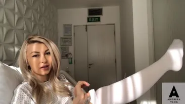 Imagini cutremurătoare! Cum arată picioarele Andreei Bălan. Cântăreața și-a dat pantalonii jos și și-a arătat rănile