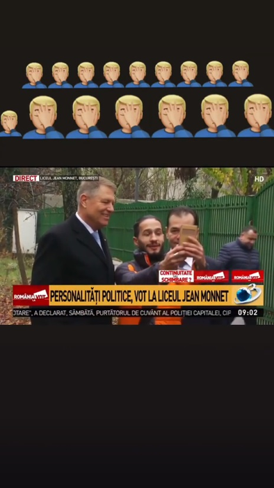 Detaliul comic observat de un telespectator, în timp ce Klaus Iohannis era în direct la Antena 3. Ce vedetă a apărut în cadru