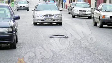 Canale garnisite cu cauciucuri de bicicleta