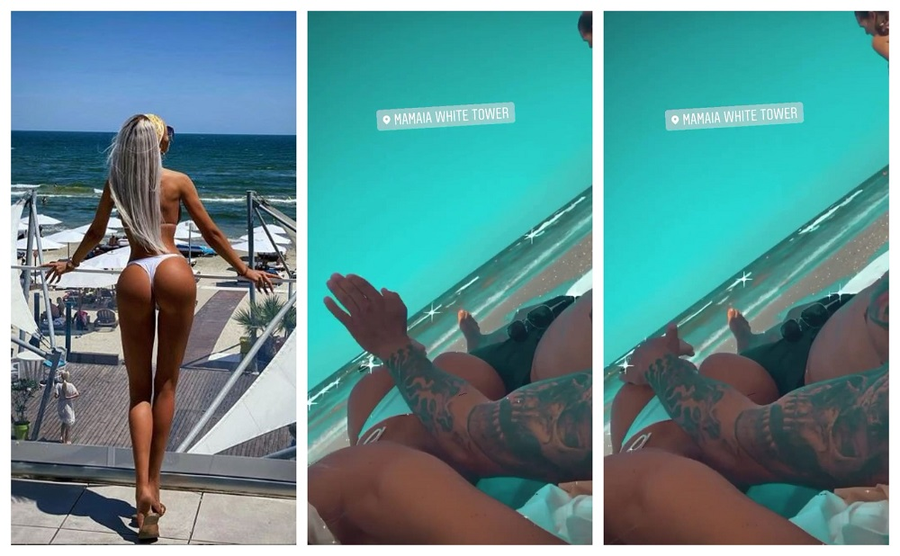Alex Bodi, filmat de Bianca Drăgușanu în timp ce o pipăie în zonele intime © Instagram Stories