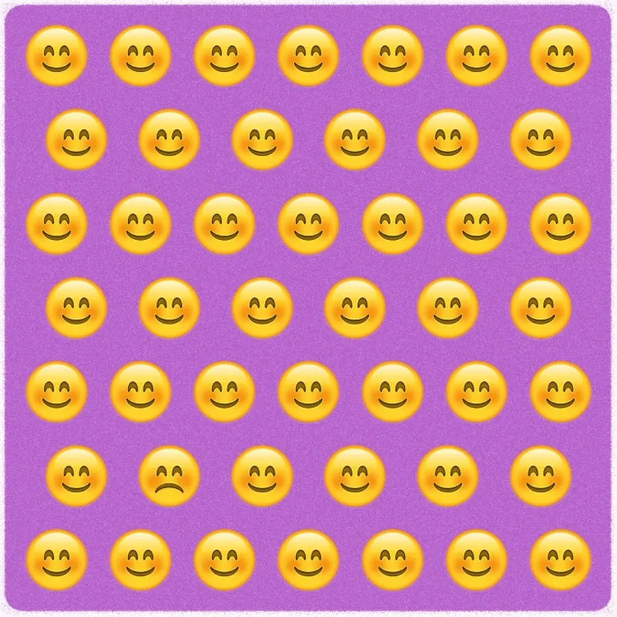 iluzie optica emoji bun