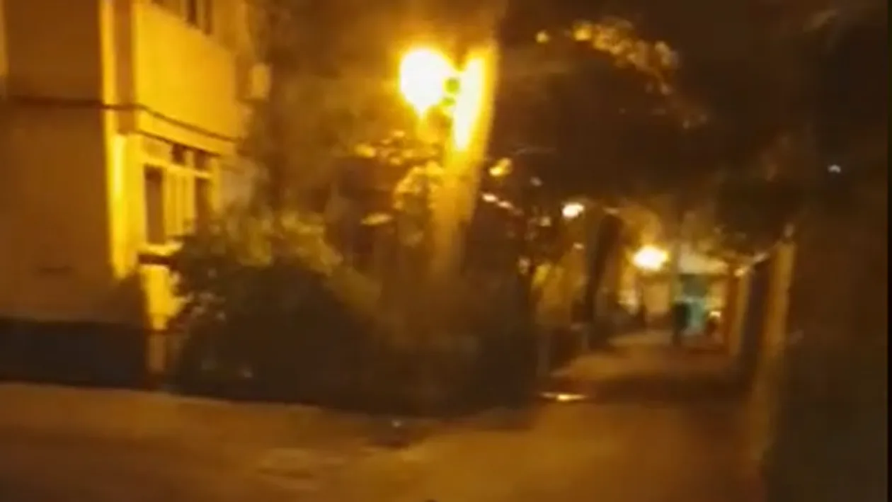Alin din București a ieșit azi-noapte, la ora 23:30, să fumeze o țigară în fața blocului. Și-a scos telefonul și a început să filmeze. Ireal ce creatură a văzut