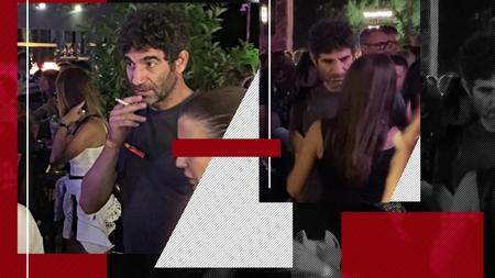 ”Firicel” a călcat iar pe bec? Tot cu o brunetă! Actorul Toma Cuzin a ”anturat” o tânără, au mers singuri pe plajă și…