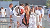 Alina ex-Desafio și „prietenul” ei au recidivat la LOFT! Codițe afro, decolteu amețitor și același domn în spatele ei