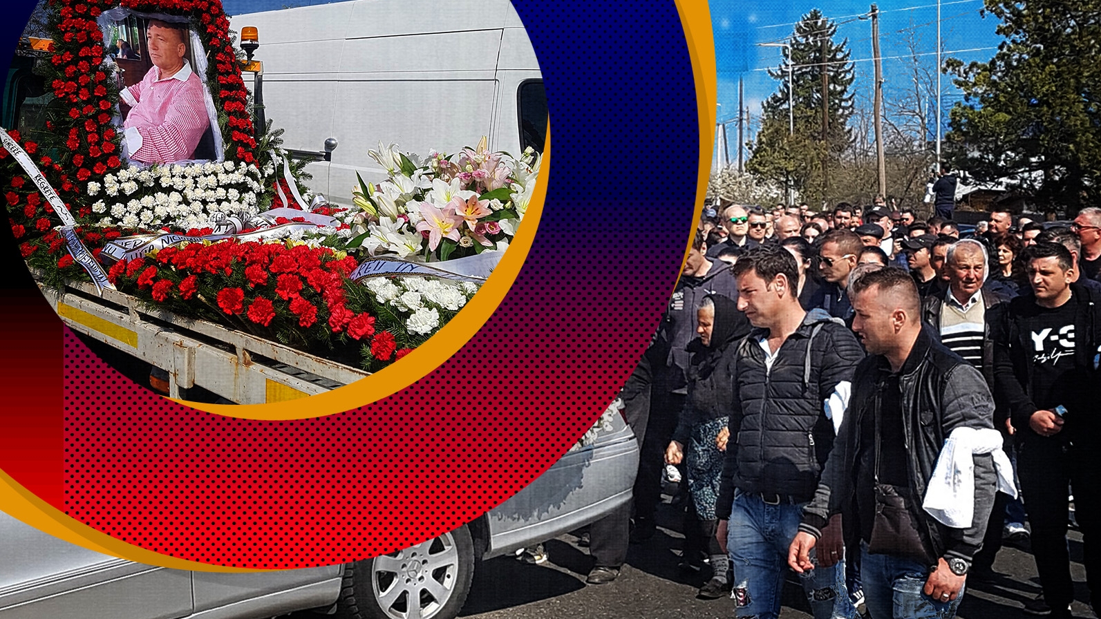Imagini în premieră de la înmormântarea lui Nicu Maharu! Mama lui a ...