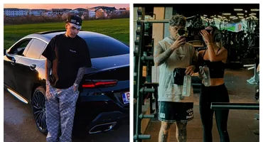 Lino Golden și iubita lui au oferit imaginea momentului! Nu a ținut cont de nimeni și a sărutat-o cu patos în public