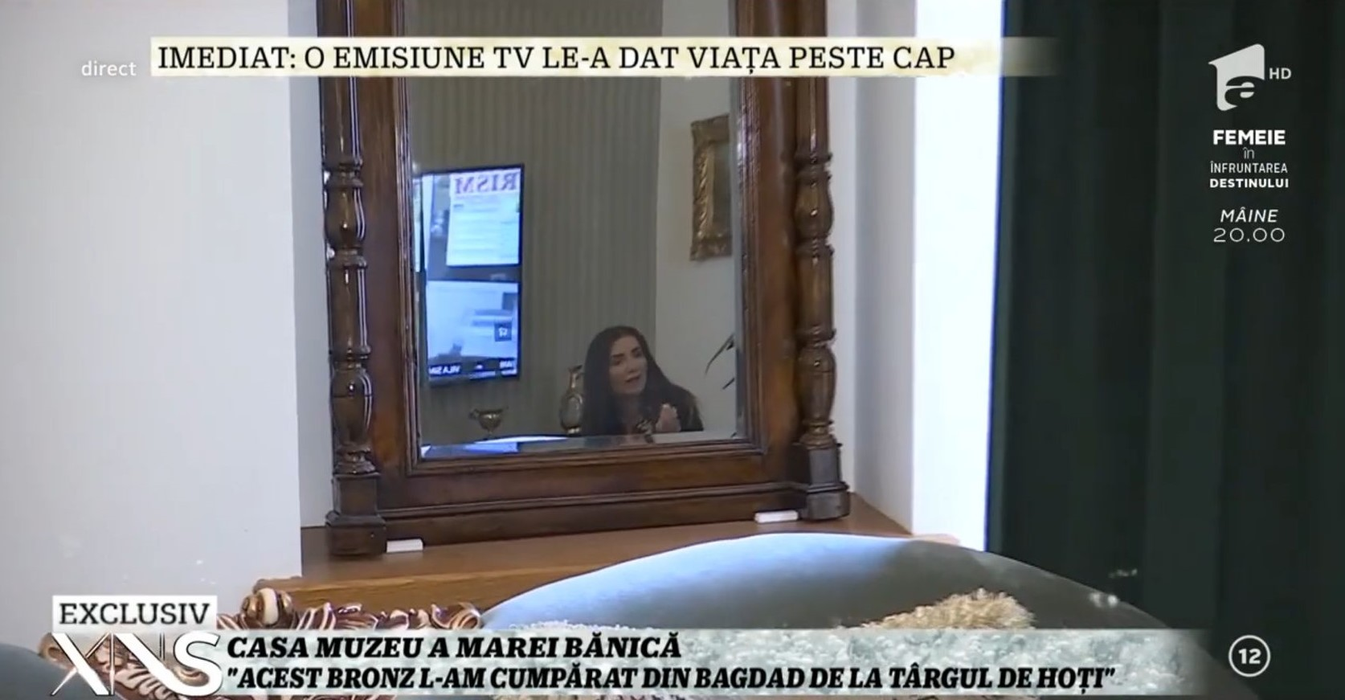 Casa Marei Bănică. Sursă foto: Captură Youtube Xtra Night Show