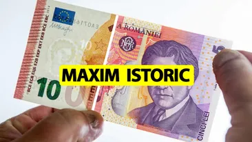 Curs valutar 22 mai 2019. Cutremur pe piața bancară: Euro atinge cea mai ridicată valoare din istoria României. Câți lei costă 1 euro azi