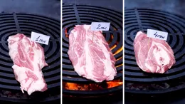 Câte minute trebuie lăsată ceafa de porc pe grătar. Experimentul realizat de chef Horia Manea