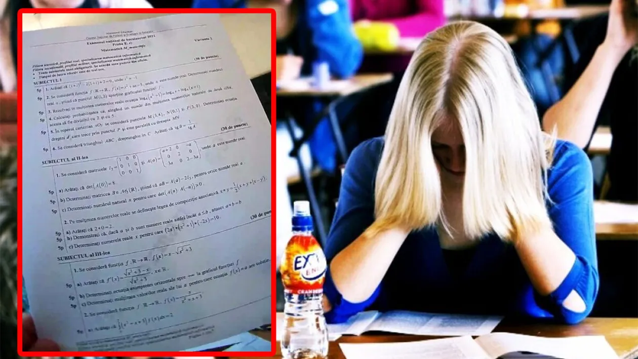 Bacalaureat 2023 | Ce subiecte au picat la matematică. Problema care a dat bătăi de cap candidaților