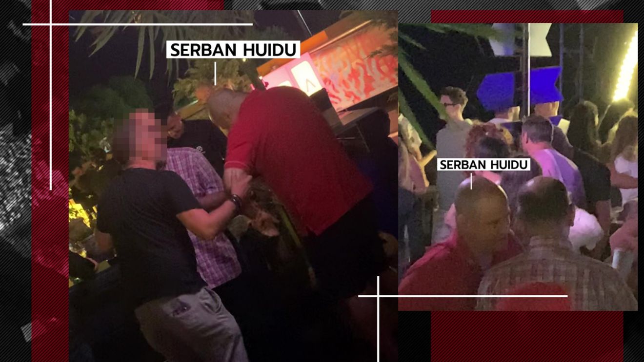 Șerban Huidu a ”poștit” o bere cu un ”pleșuv”! S-a clătinat serios și s-au retras spre cameră să…