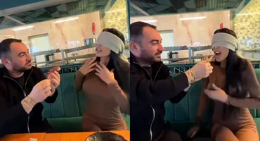 Pescobar i-a dat teroare Danielei Crudu! Ce i-a băgat în gură de bruneta a început să țipe: „Mi-e frică”